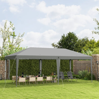 6 X 3M Garden Large Gazebo Canopy Waterproof Outdoor Party Tent Marquee
