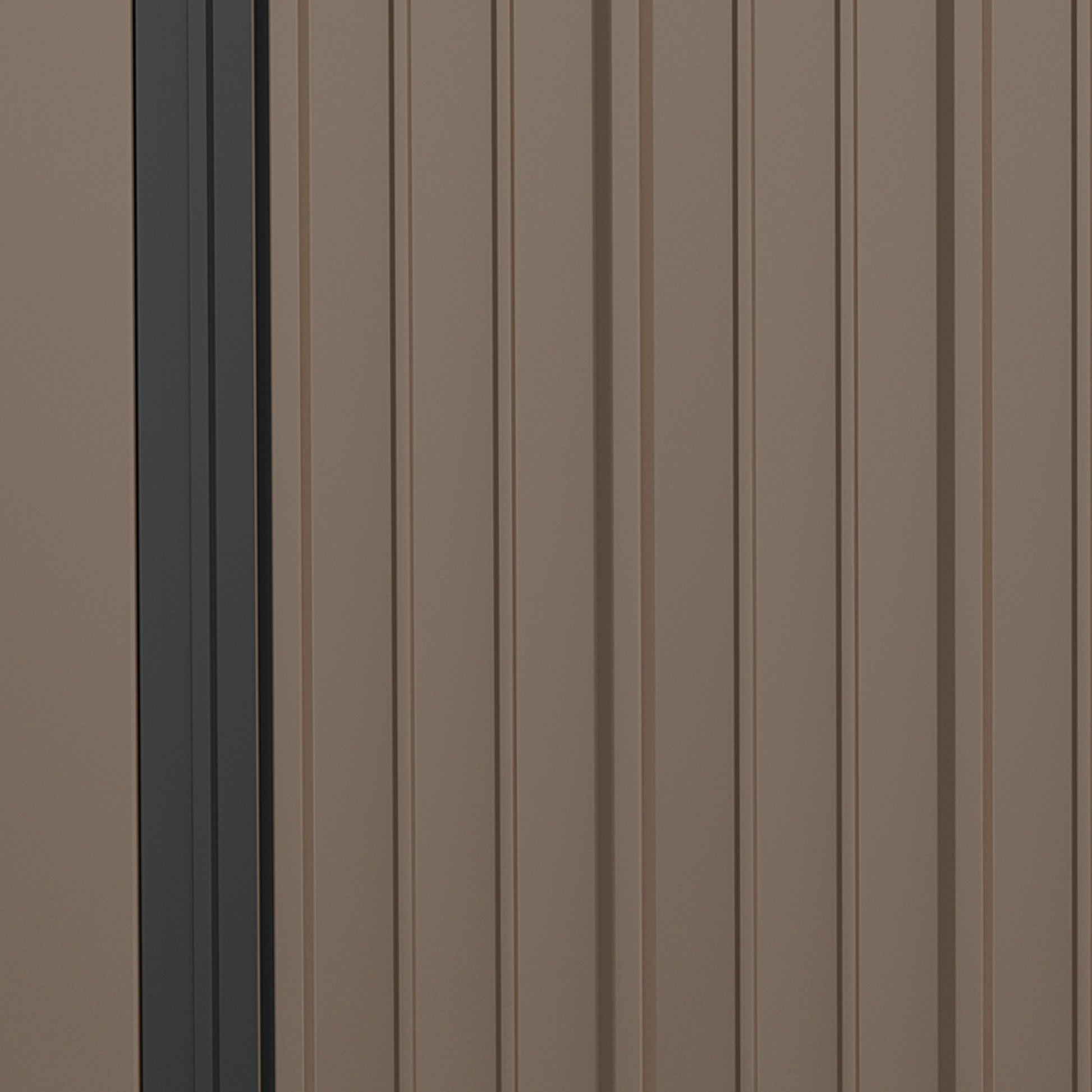 Outdoor Storage Shed Steel Garden Shed W/ Lockable Door for Garden