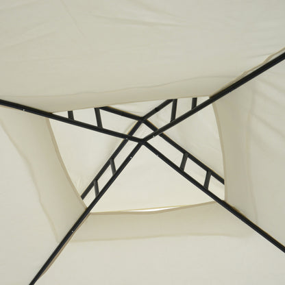 3 X 3(M) Metal Gazebo Outdoor 2-Tier Roof Marquee Party Tent with Netting