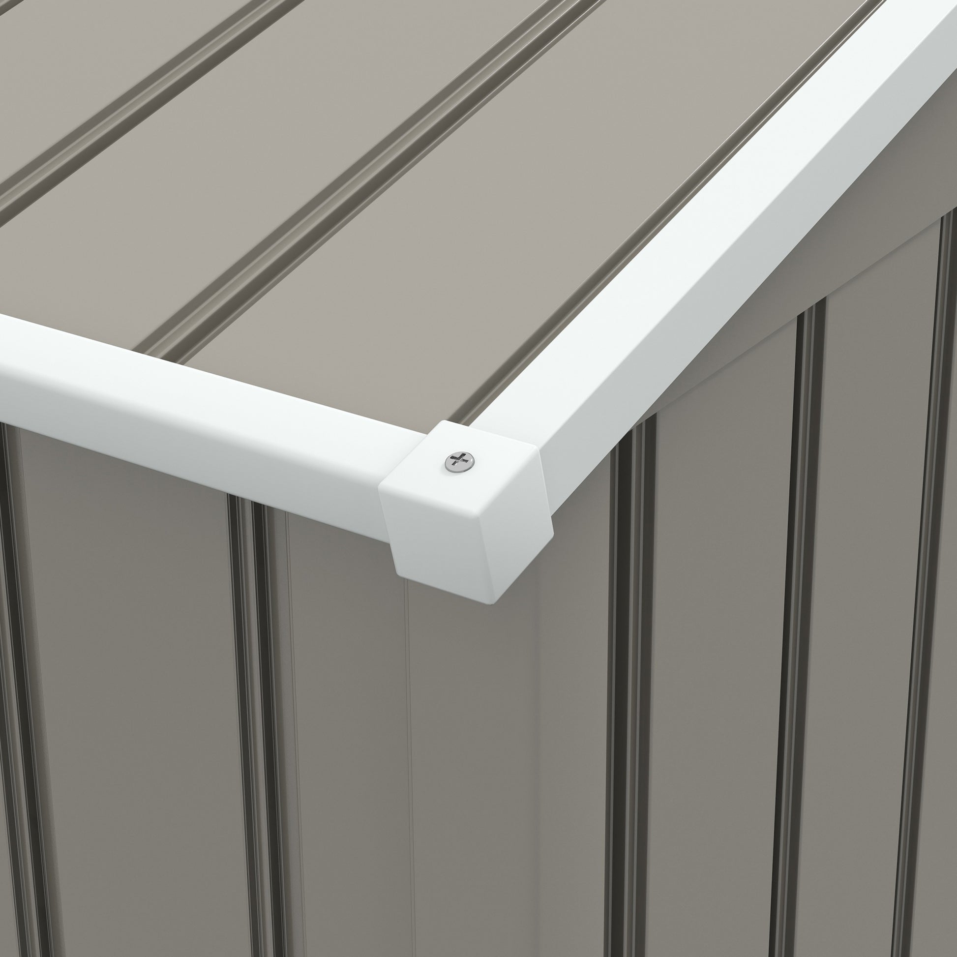 Garden Storage Shed with Ventilation Double Sliding Door Outdoor Tool Box