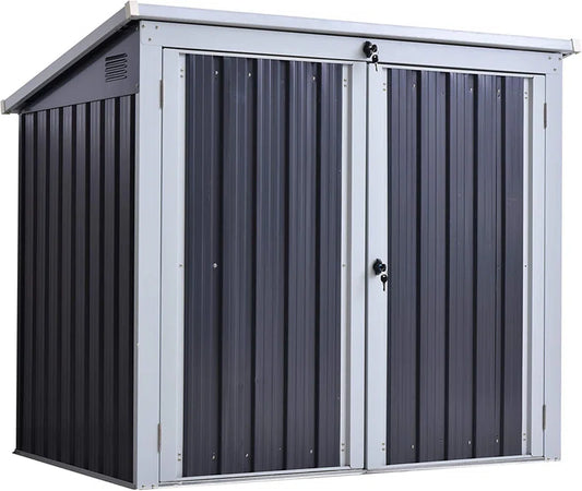 Storage 3 Ft. W X 5 Ft. D Metal Garden Shed