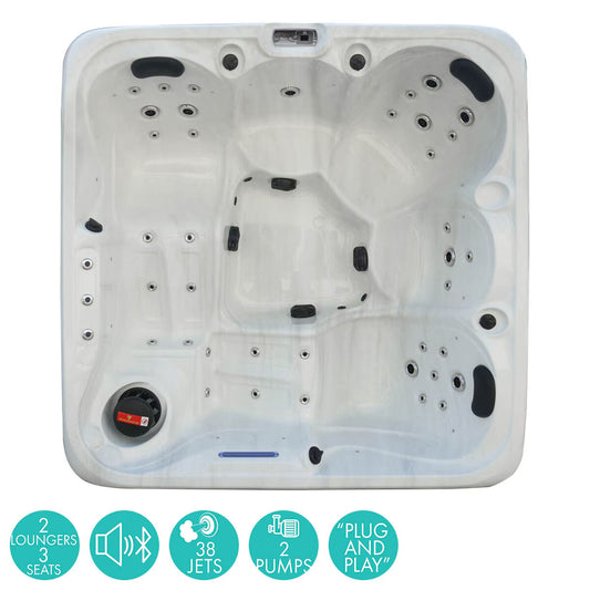 San Pedro 38-Jet 5 Person Hot Tub - Delivered and Installed