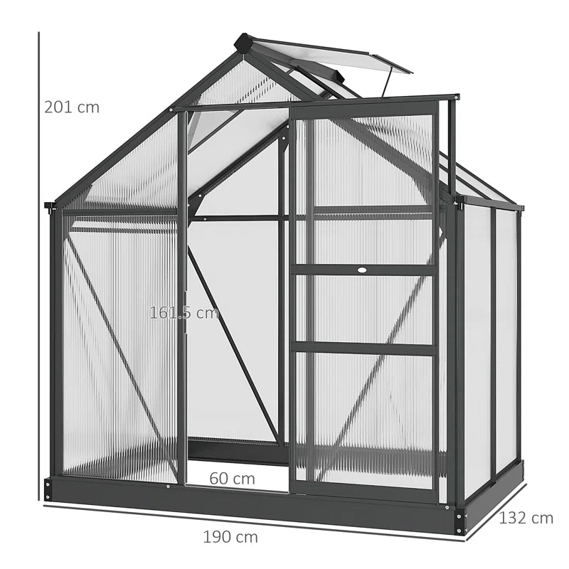 Annigje 6 Ft W X 4.5 Ft D Greenhouse