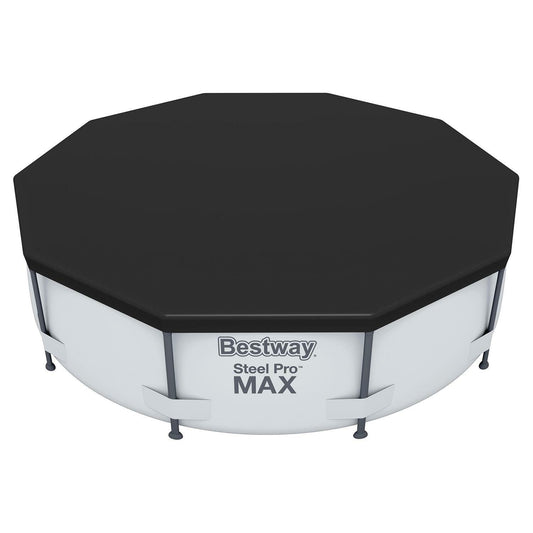 Bestway Range of PVC Swimming Pool Cover,Steel Pro Max Pool Cover 10 FT Diameter
