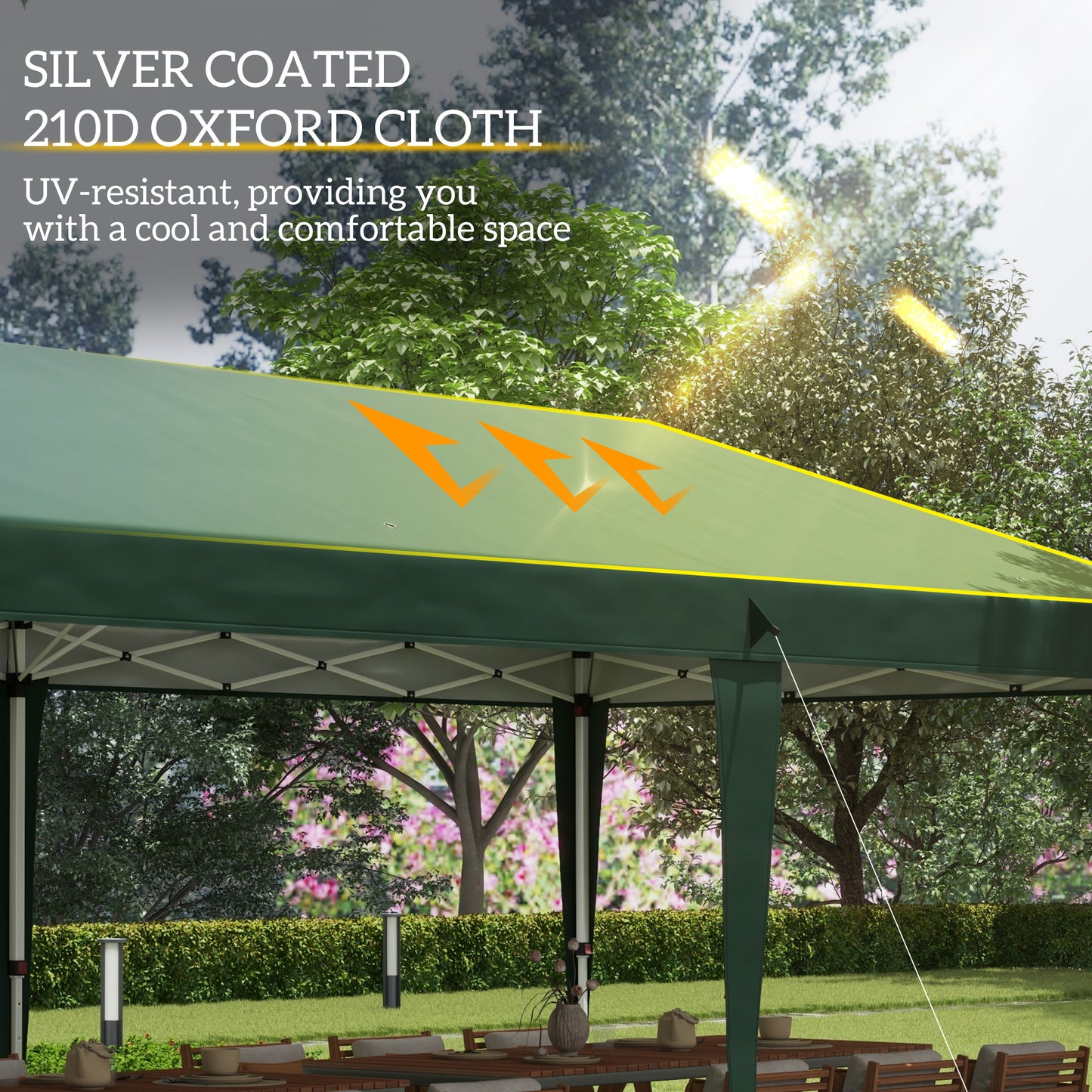 6 X 3M Garden Large Gazebo Canopy Waterproof Outdoor Party Tent Marquee