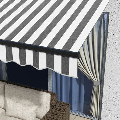 Outsunny 3 x 2m Aluminium Frame Electric Awning