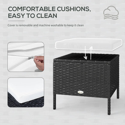 Outsunny 8-Seater Garden Rattan Furniture