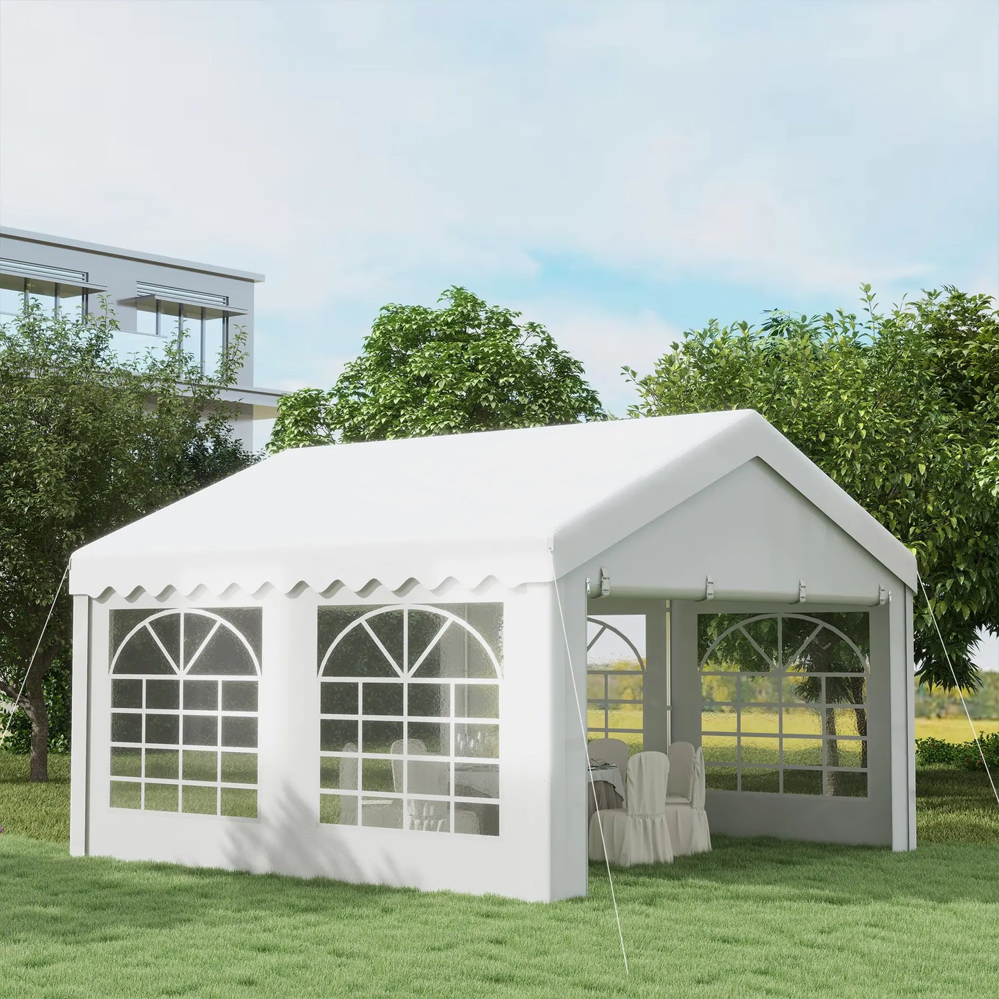 Outsunny 4m x 4m Garden Gazebo