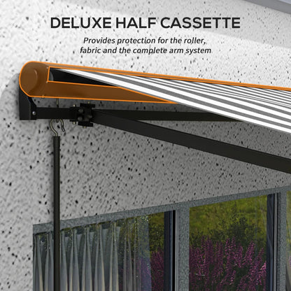Outsunny 3 x 2m Aluminium Frame Electric Awning