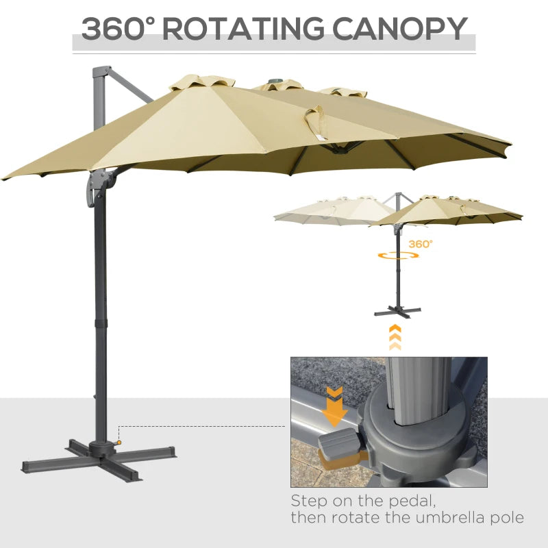 Outsunny 4.5 m Patio Parasol